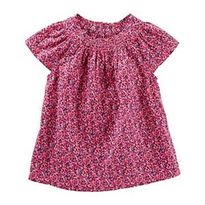 Toddler Girl OshKosh B'gosh® Smocked Flutter Top