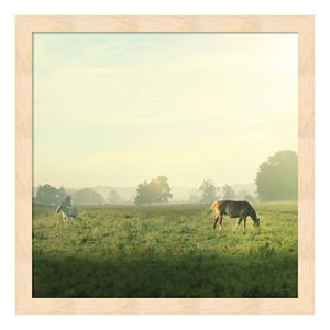 Farm Morning I Framed Wall Art