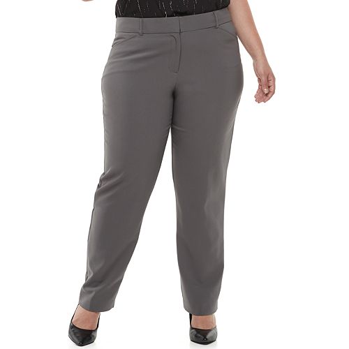 Plus Size Apt. 9® Torie Modern Fit StraightLeg Dress Pants