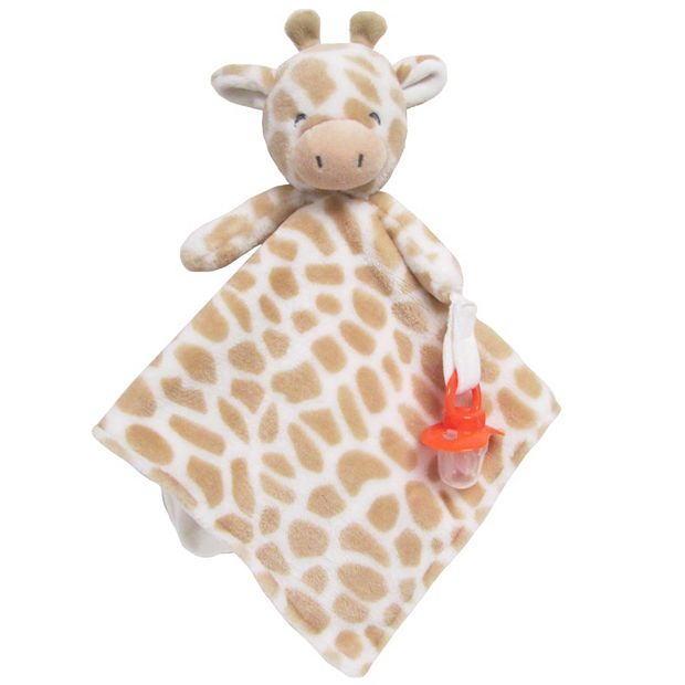 Security blanket on sale with pacifier clip