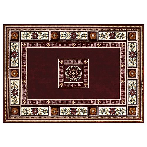 United Weavers Antiquities Framed Floral Rug