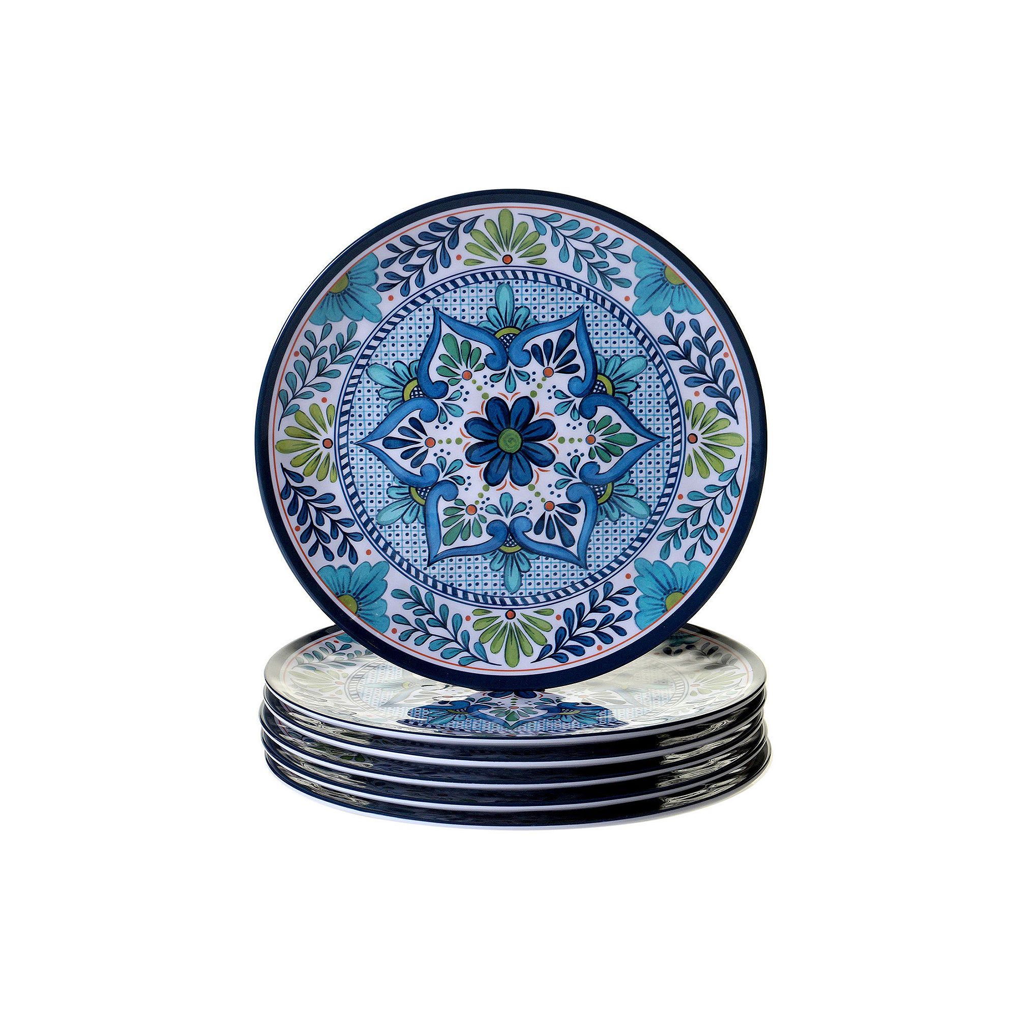 Certified International Talavera 6-pc. Dinner Plate Set, Multicolor