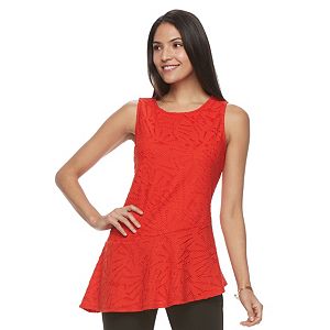 Women's Dana Buchman Peplum Jacquard Tank