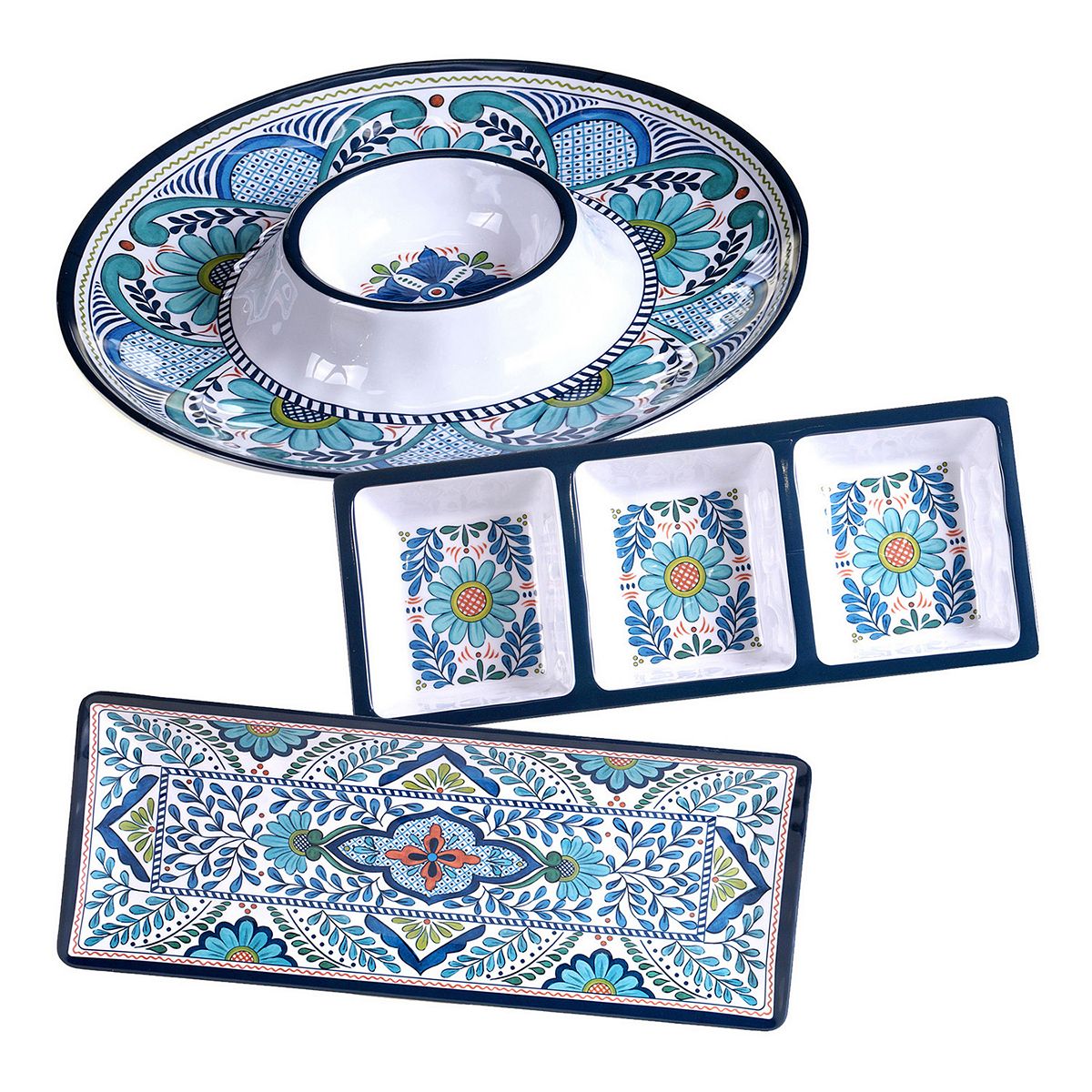 Certified International Talavera 3-pc. Hostess Set