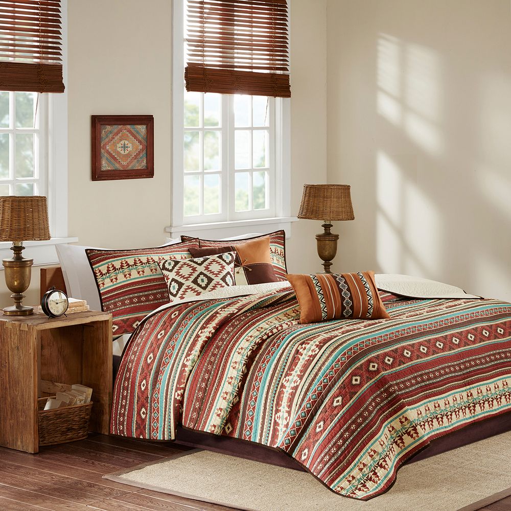 Madison Park 6 Piece Davy Quilted Coverlet Set