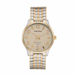 Armitron Men's Two Tone Expansion Watch - 20/5217BKGPTN