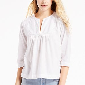 Women's Levi's Splitneck Peasant Top