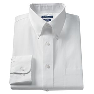 Men's Croft & Barrow® Slim-Fit No Iron Button Down-Collar Dress Shirt