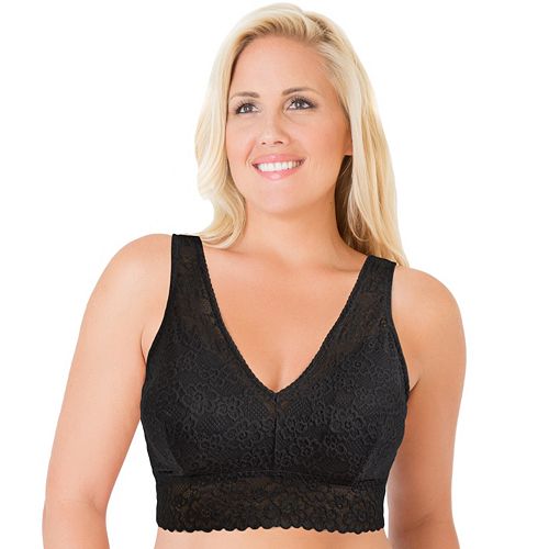 Juniors' Plus Size SO® Bras Lace Plunge Bralette