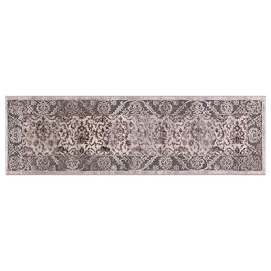 Concord Global Thema Vintage Framed Floral Rug