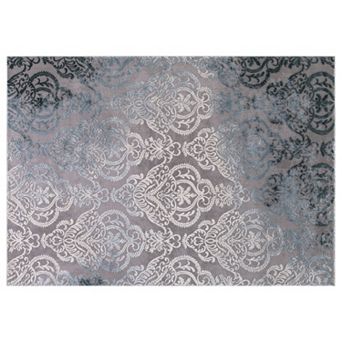 Concord Global Thema Lancing Damask Rug