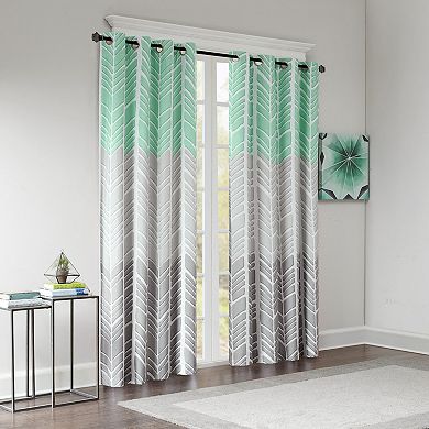 Intelligent Design Blackout 1-Panel Kennedy Window Curtain