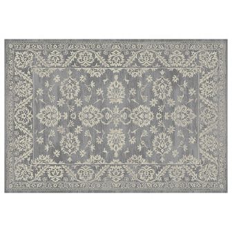 Concord Global Thema Anatolia Framed Floral Rug