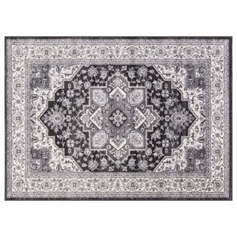 Concord Global Lara Heriz Framed Floral Rug