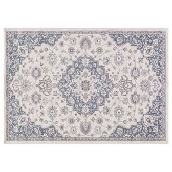 Concord Global Lara Center Medallion Framed Floral Rug