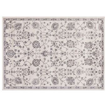 Concord Global Lara Open Vase Framed Floral Rug
