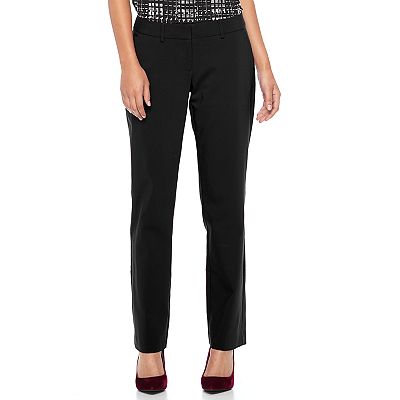 Women s Apt. 9 Torie Midrise Curvy Straight Leg Dress Pants