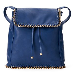 Yoki Chain Edge Flap Backpack
