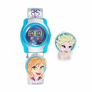 Disney's Frozen Anna & Elsa Kids' Digital Charm Watch