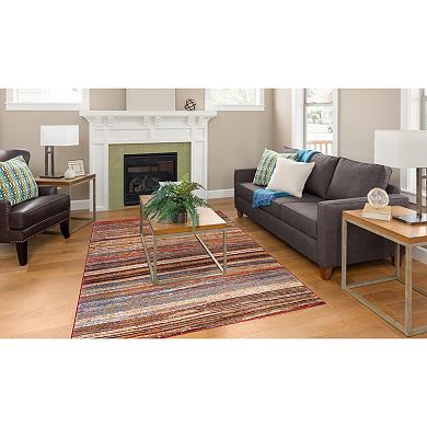 Concord Global Diamond Solstice Striped Rug