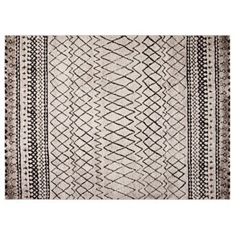 Concord Global Diamond Vintage Geometric Rug