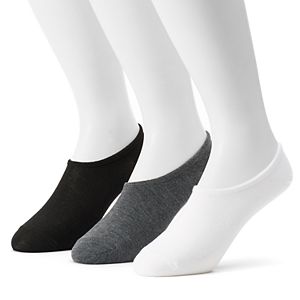 Men's Converse 3-pack Made For Chucks Solid Flat-Knit Liner Socks