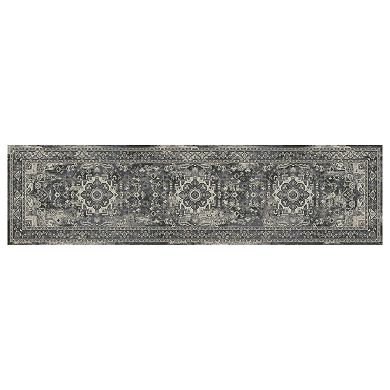 Concord Global Kashan Heriz Framed Floral Rug