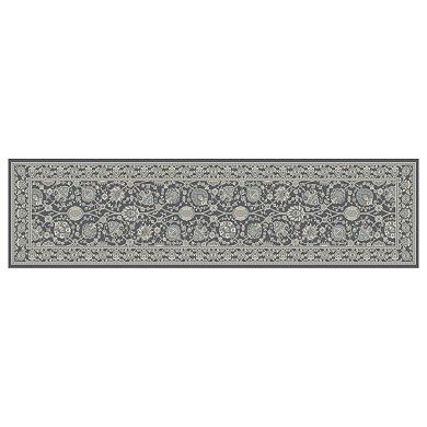 Concord Global Kashan Framed Floral Rug