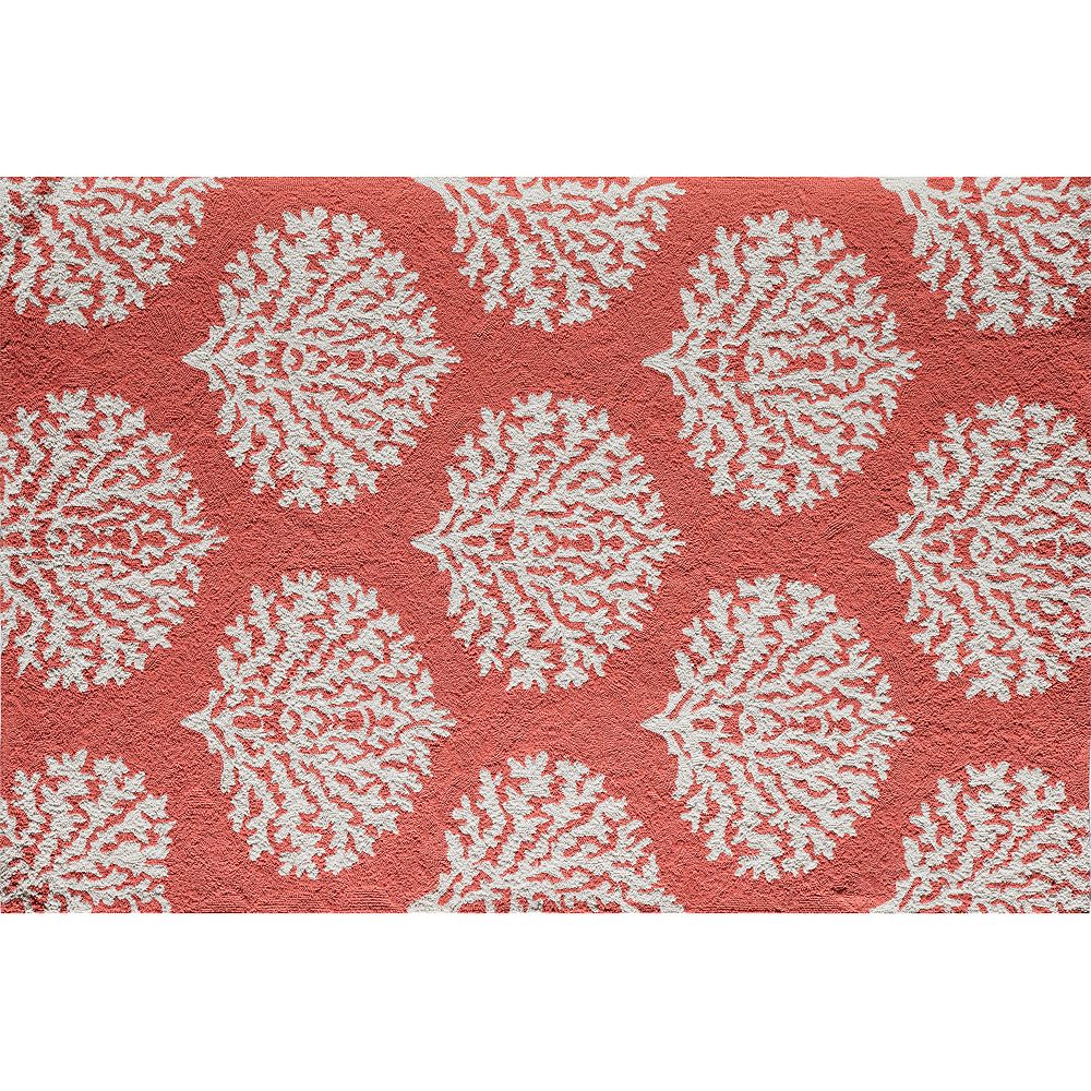 Momeni Veranda Coral Mildew Resistant Indoor Outdoor Rug