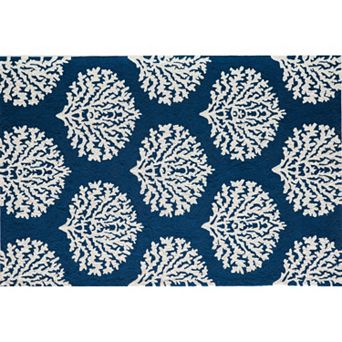 Momeni Veranda Coral Mildew Resistant Indoor Outdoor Rug