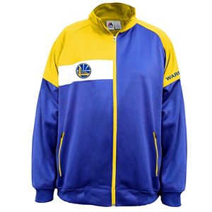 Big & Tall Majestic Golden State Warriors Colorblock Track Jacket