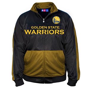 Big & Tall Majestic Golden State Warriors Tricot Track Jacket
