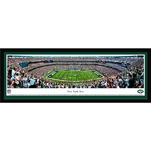 New York Jets Stadium 50-Yard Line Framed Wall Art