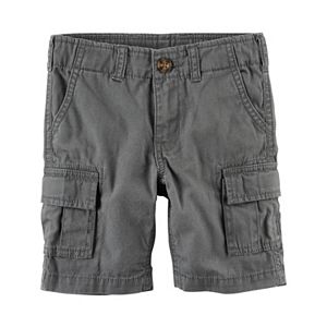 Boys 4-8 Carter's Solid Cargo Shorts