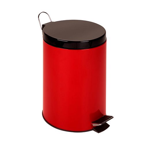 HoneyCanDo 12 Liter Step Trash Can