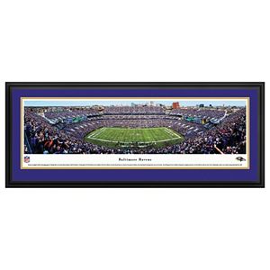 Baltimore Ravens Stadium 50-Yard Line Framed Wall Art