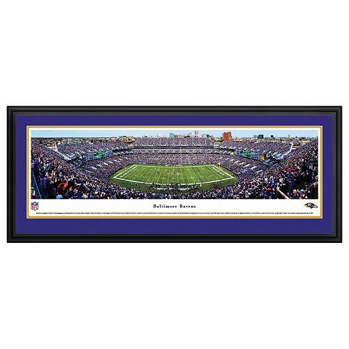 Baltimore Ravens Stadium 50Yard Line Framed Wall Art