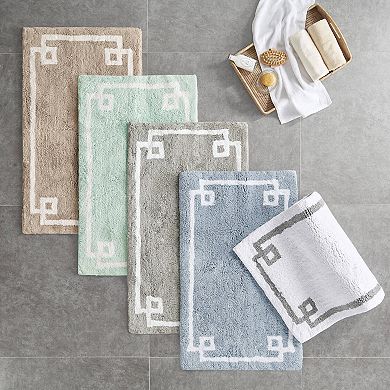 Madison Park Ethan Cotton Tufted Border Bath Rug