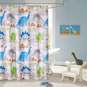 Mi Zone Kids Sharp Tooth Printed Shower Curtain