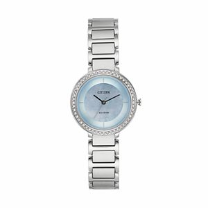 Citizen Eco-Drive Women's Paradex Crystal Stainless Steel Watch - EM0480-52N