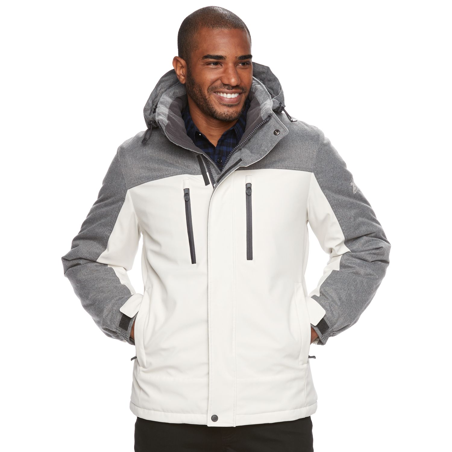 men's zeroxposur cascade stretch hooded jacket