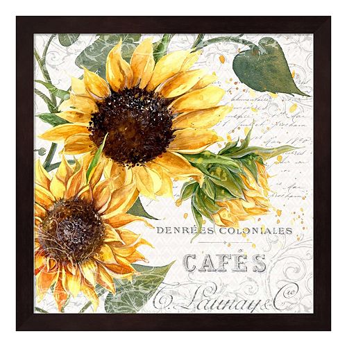 Summertime Sunflowers II Framed Wall Art