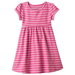 Toddler Girl Jumping Beans® Striped Roll Cuff Dress