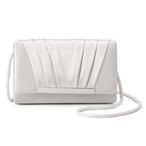 Gunne Sax by Jessica McClintock Harper Satin Pleated Clutch