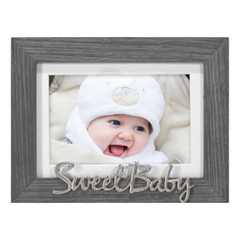 Malden "Sweet Baby" 4" x 6" Gray Frame