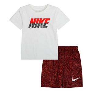 Baby Boy Nike Graphic Tee & Shorts Set
