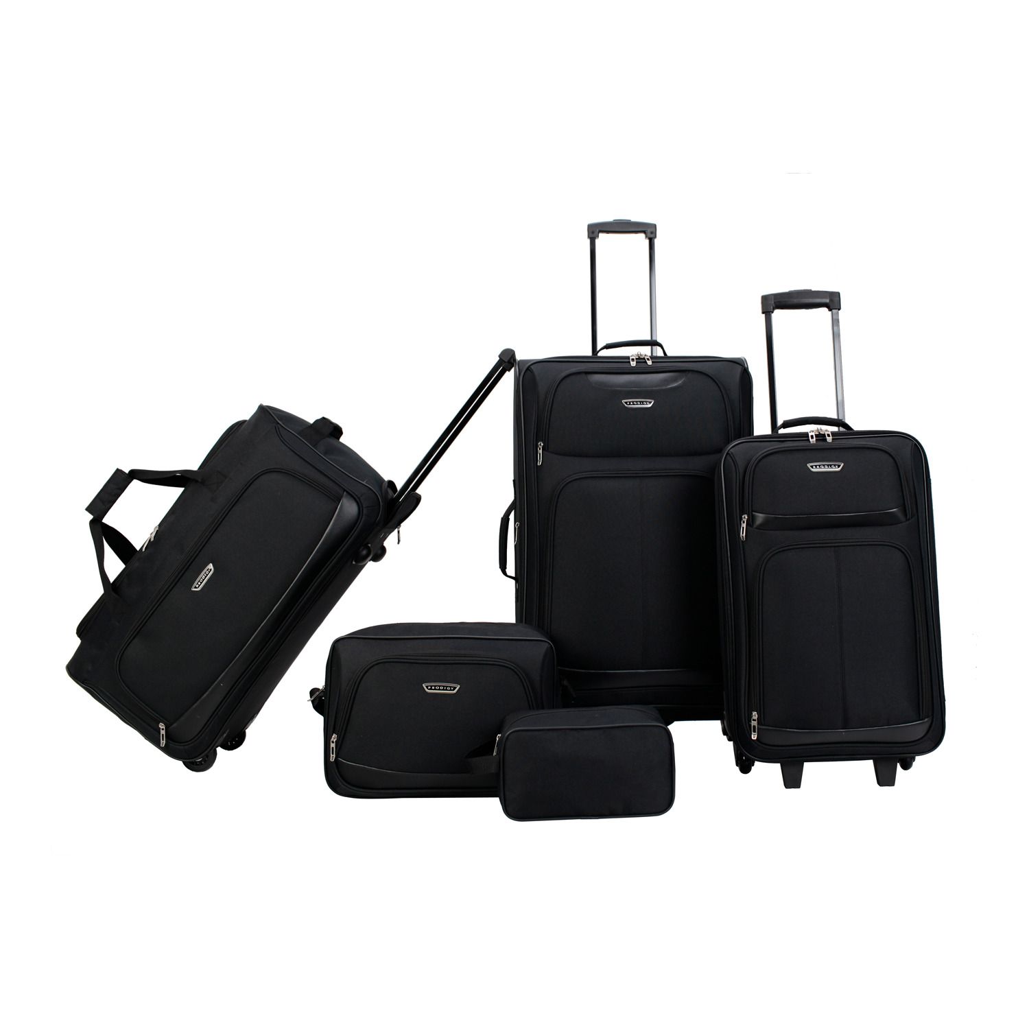 kohls chaps 5 piece luggage