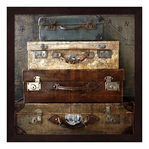 Suitcases Framed Wall Art