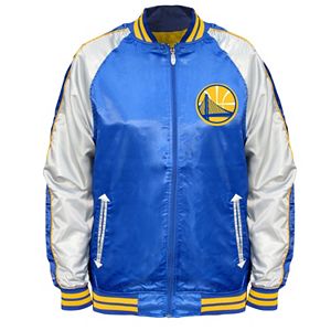 Big & Tall Majestic Golden State Warriors Satin Jacket