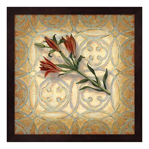 Orange Lily Framed Wall Art